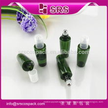 SRS made in China Anti-Juckreis Gel leere 12ml Roll-on Flasche, Großhandel Kosmetik Kunststoff grün Verpackung mit Rolle auf Abdichtung